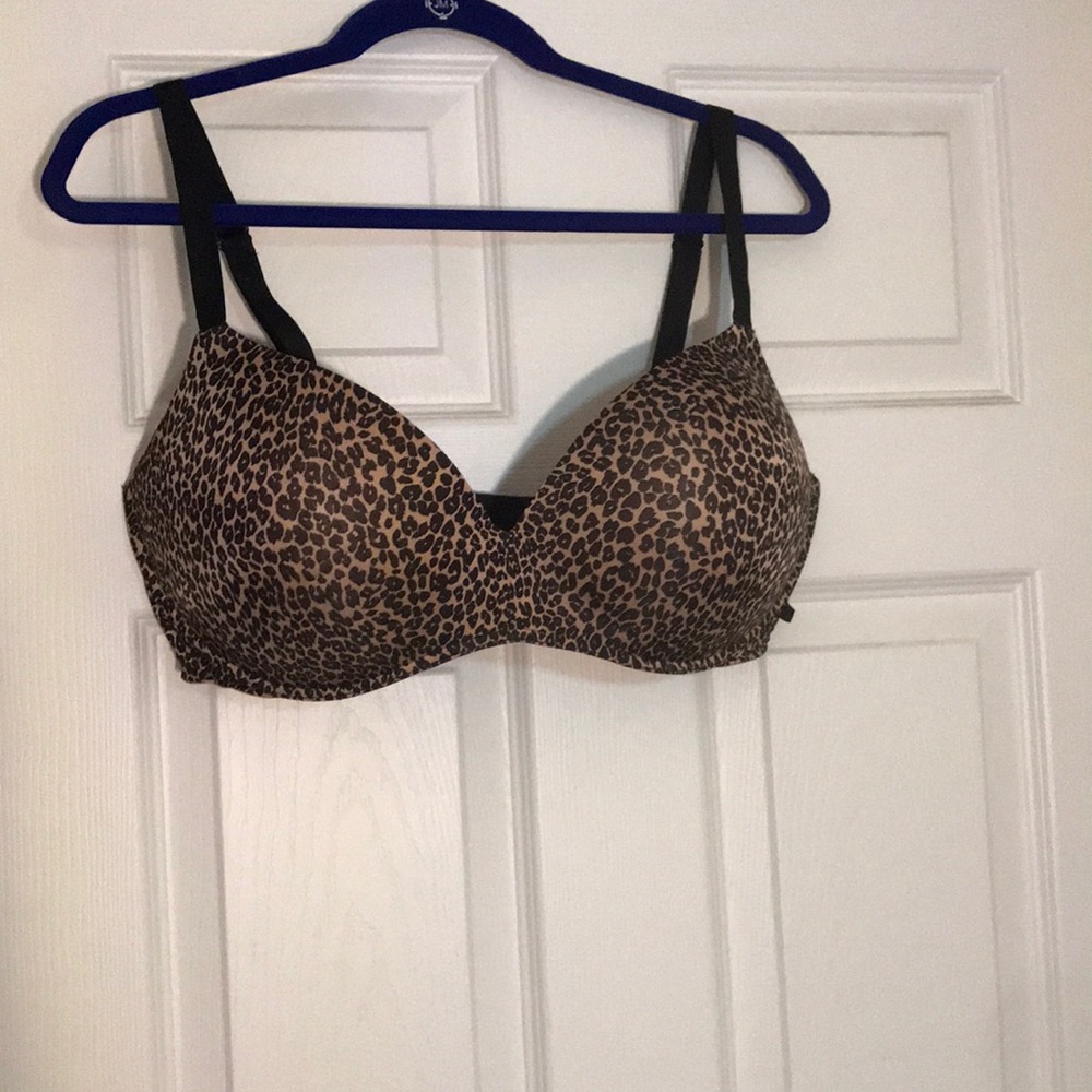 Victoria secret leopard print bra